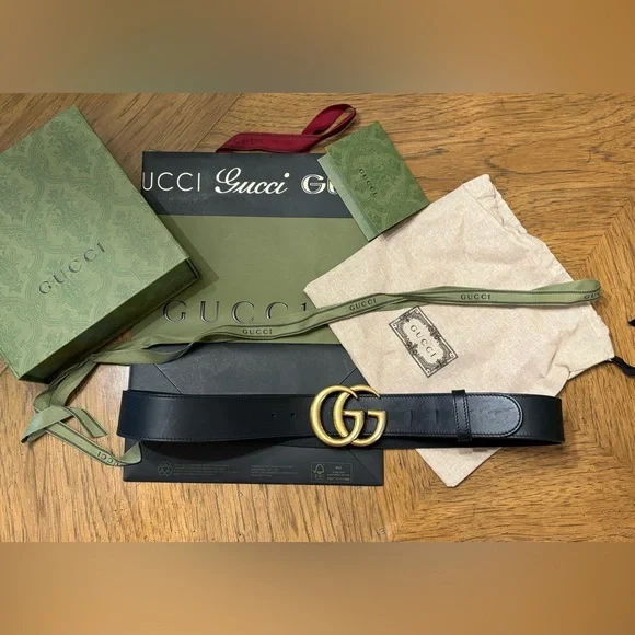 Gucci leather belt. - Picture 1 of 5